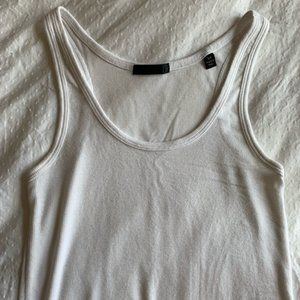 ATM Modal Rib Boy Tank - White